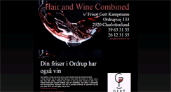 Desktop Screenshot of hairandwine.dk